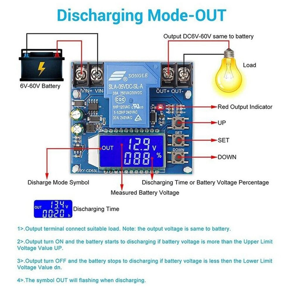 Switch Module Controller for DC 6V-60V (1pcs)
