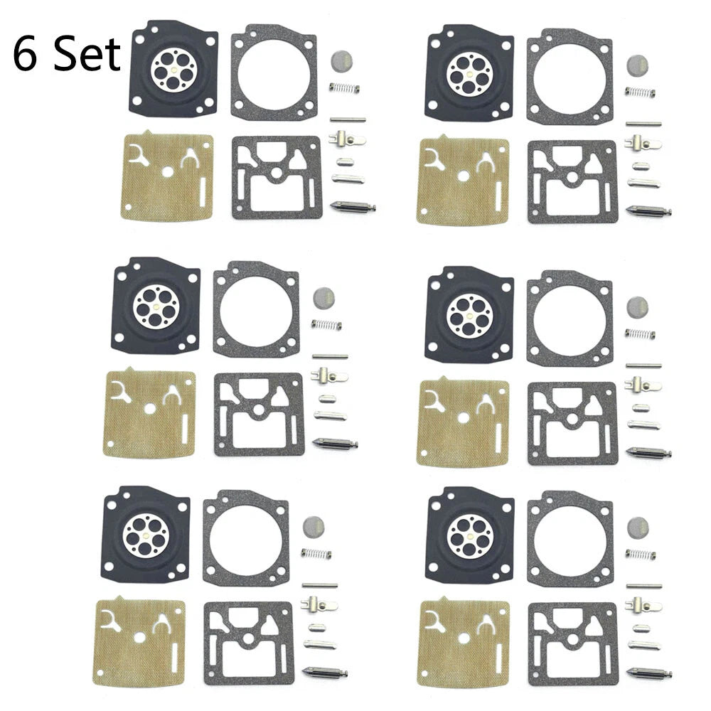 6X Carburetor Gasket Kit for Husqvarna H355 (55CC) - Zama RB-95 C3-E8A