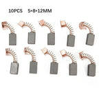 Set of 2 Carbon Brushes for Groove Slot Motor (5mm x 8mm x 12mm)