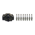 Hitachi Ignition Coil & 8 NGK Platinum Spark Plugs Kit for LS400 SC400 (1990–2000)