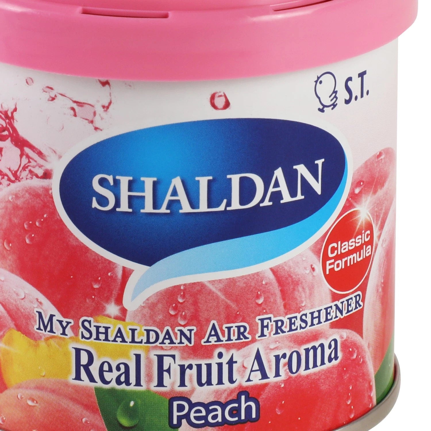 Set of 6 My Shaldan 80g Peach Limonene Gel Air Fresheners