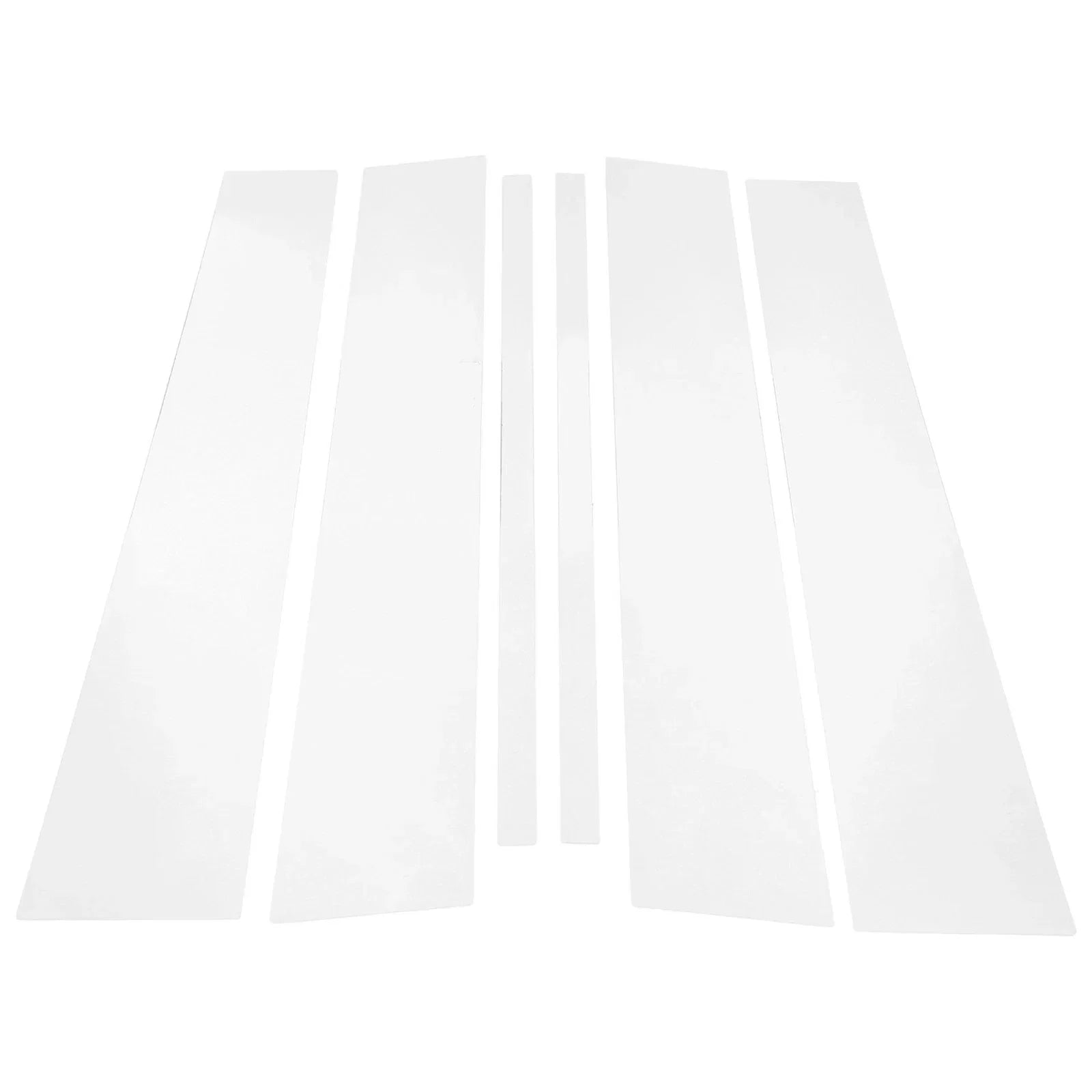 6 Pcs Door Pillar Window Trim for Honda Ridgeline (2009-2015) Chrome Silver
