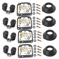 4X Carburetor Kit Diaphragm Float Gasket for Yamaha XJ550 Maxim (1981–1983)