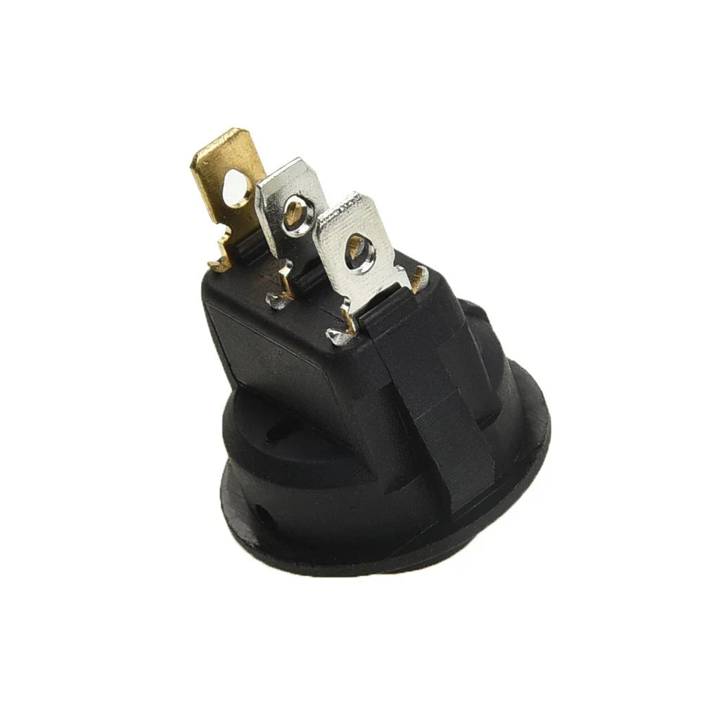 4pcs DC 12V 16A Led Dot Round Rocker SPST Toggle Switches for Car Auto Boat