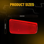 Set of 2 Rear Bumper Reflectors Red LED for Subaru Outback (2015–2020)