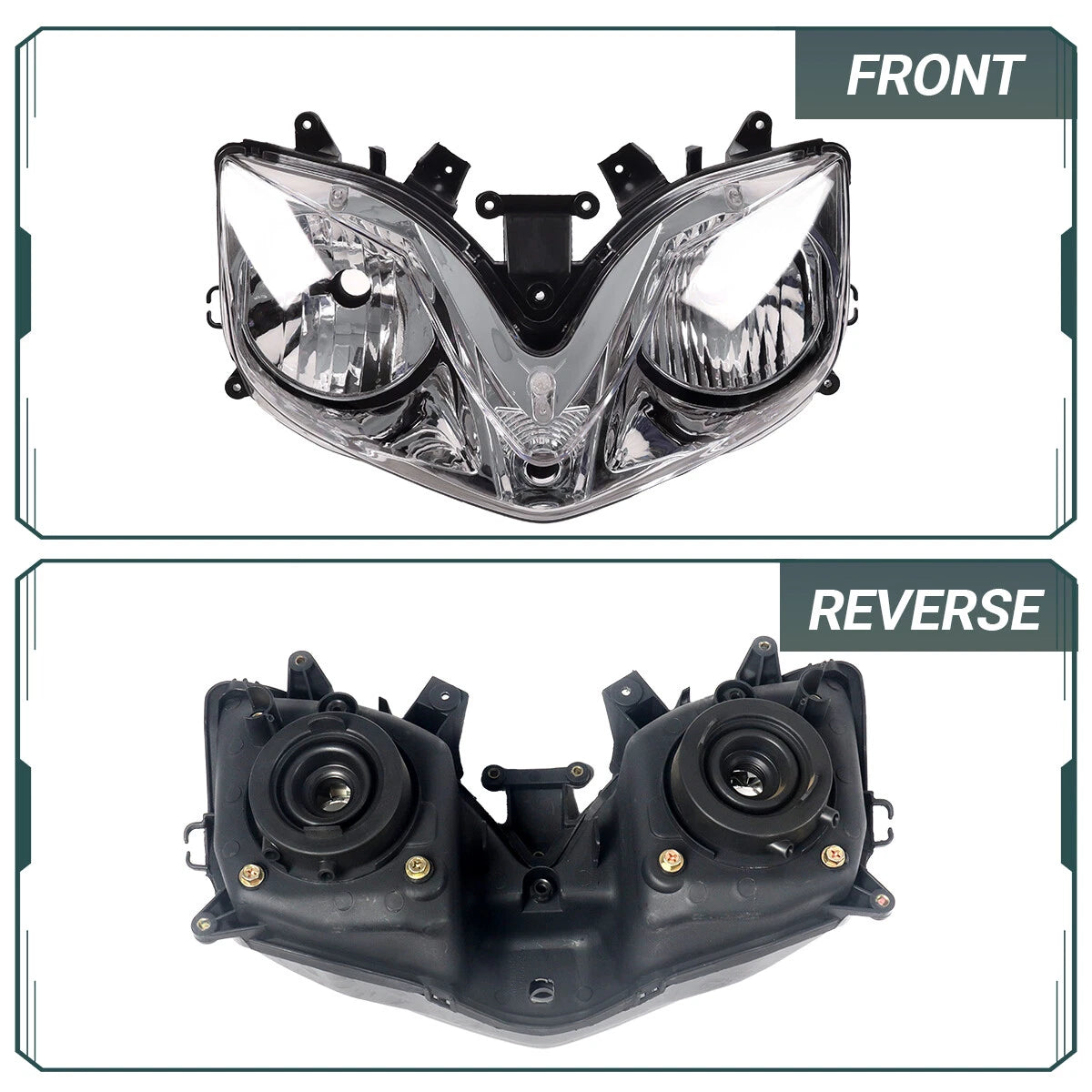 Headlight Lamp Assembly for Honda CBR600 F4i (2001–2007)