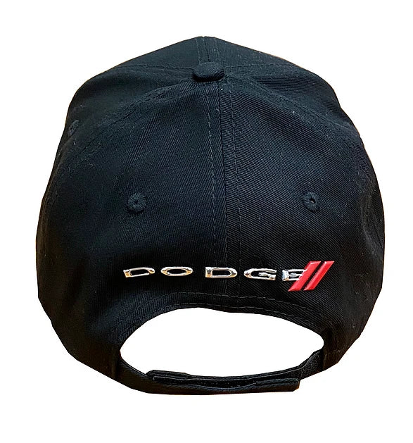 Licensed Hellcat Cap Hat Black New Chrome Liquid Metal Logo for Dodge (2015–2023)