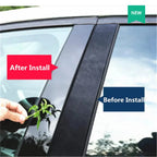 8 Pcs Glossy Black Door Window Trim Decal Covers for Flex (2019-2023)