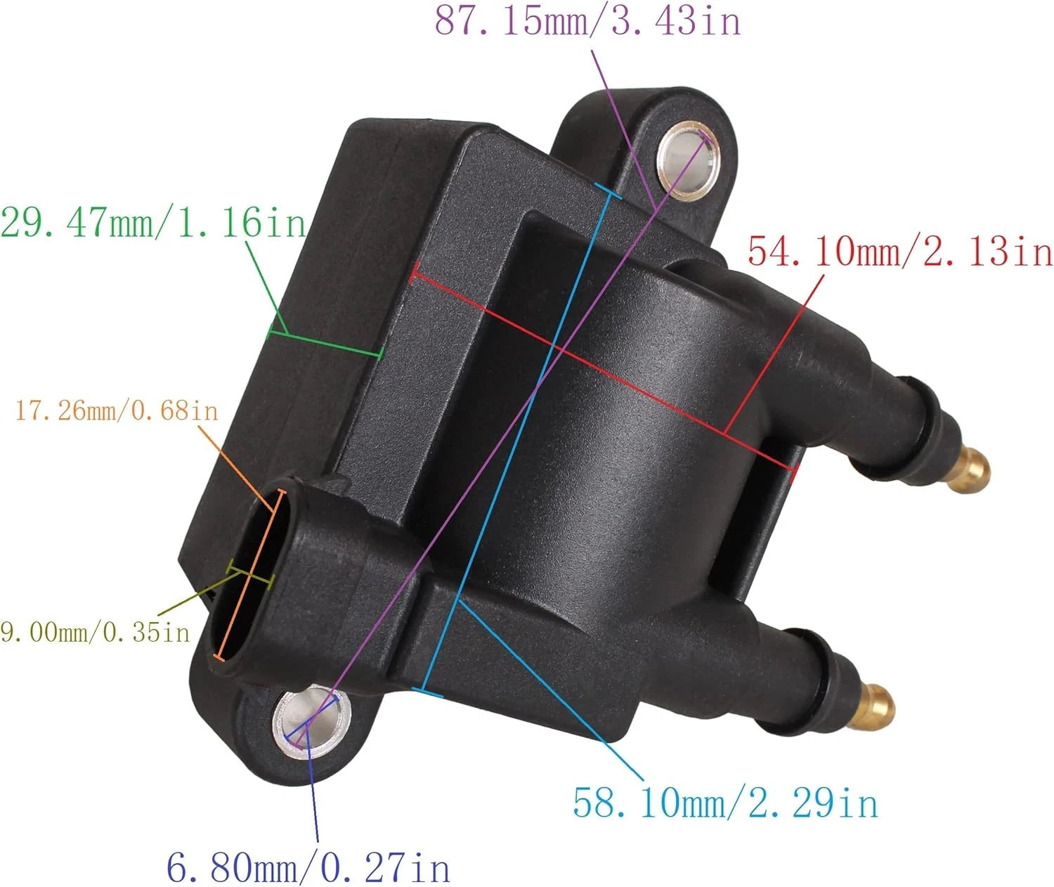 Ignition Coil for Mercury Mercruiser 35-80HP (8M0029482, 300-8M0044991)