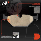 Set of 4 Rear Ceramic Brake Pads for BMW 320i 323i 325Ci Z4 (2001–2005)