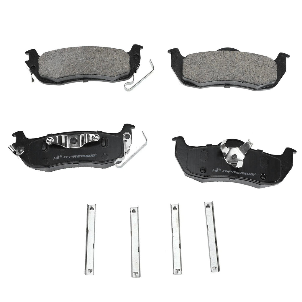 8x Ceramic Brake Pads for Jeep Grand Cherokee (2005–2010)