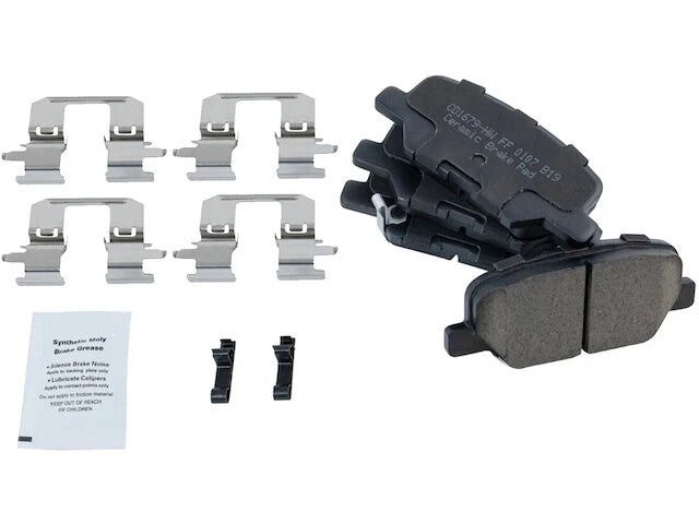 Set of 4 Rear Brake Pads for Mazda 3 (2014–2016) HK656XZ