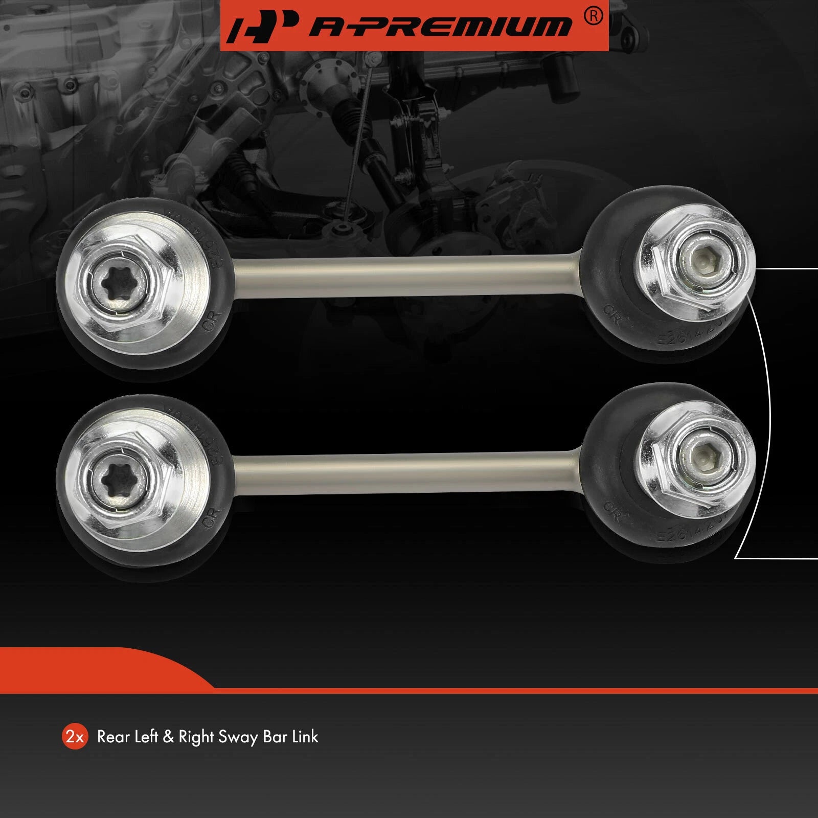 2X Rear Sway Bar Link for BMW 535d 2014-2016
