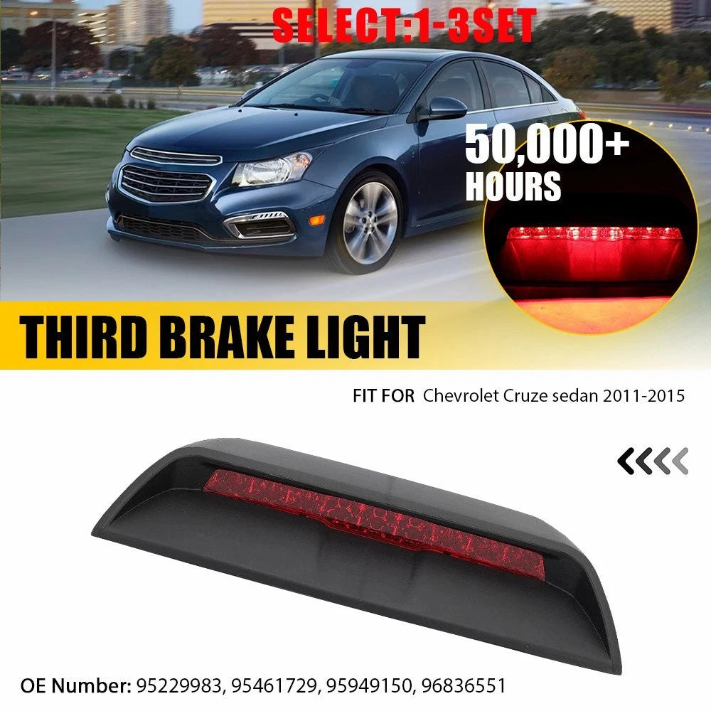 High Mounted Third Brake Light for Chevrolet Cruze Sedan (2011–2015) 1-3X