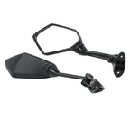 Set of 2 Black Rearview Mirrors for Kawasaki Ninja ZX6R (2009–2012)