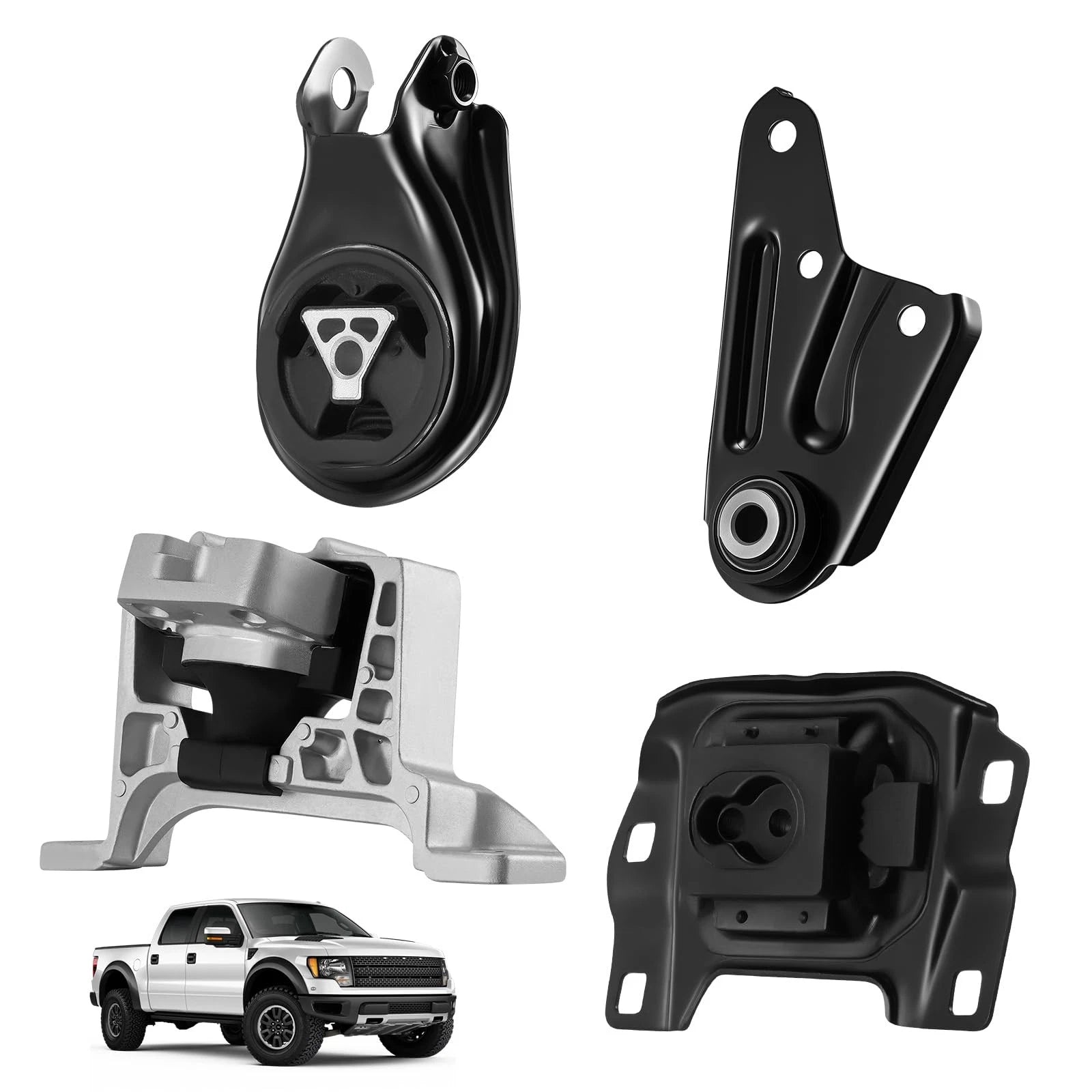 Set of 4 Engine Motor & Transmission Mounts for Mazda 3 (2010)