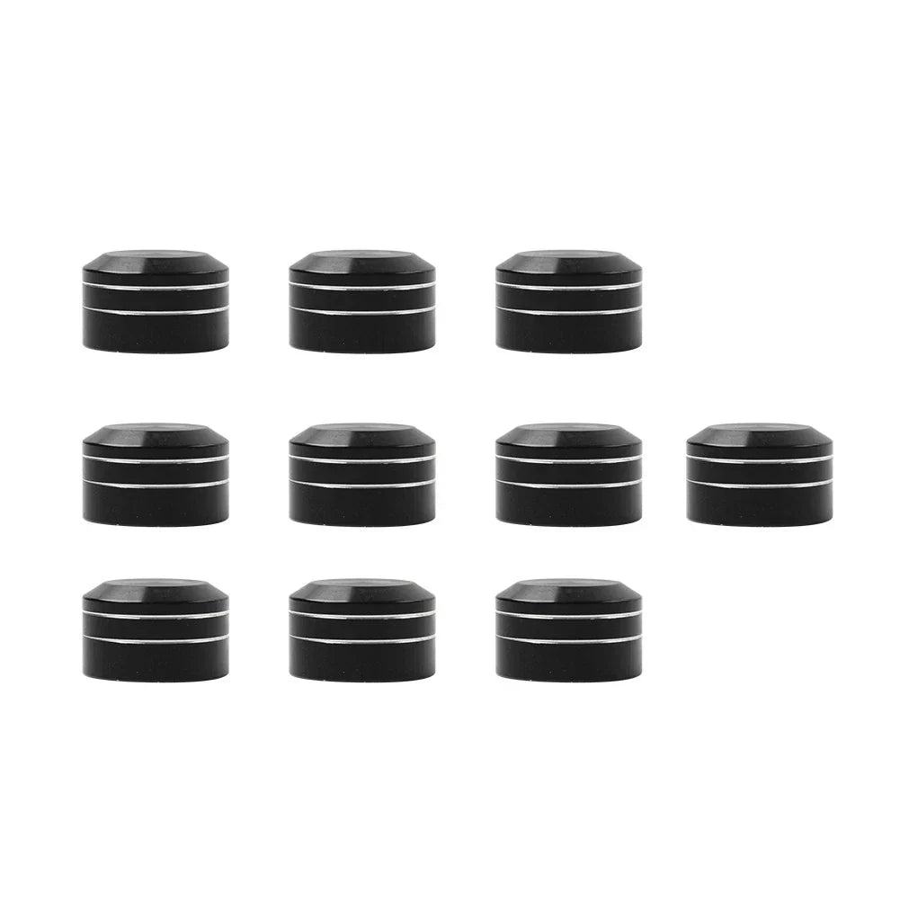 10 x CNC 11mm-14.6mm Engine Bolt Topper Caps for Harley Dyna Softail