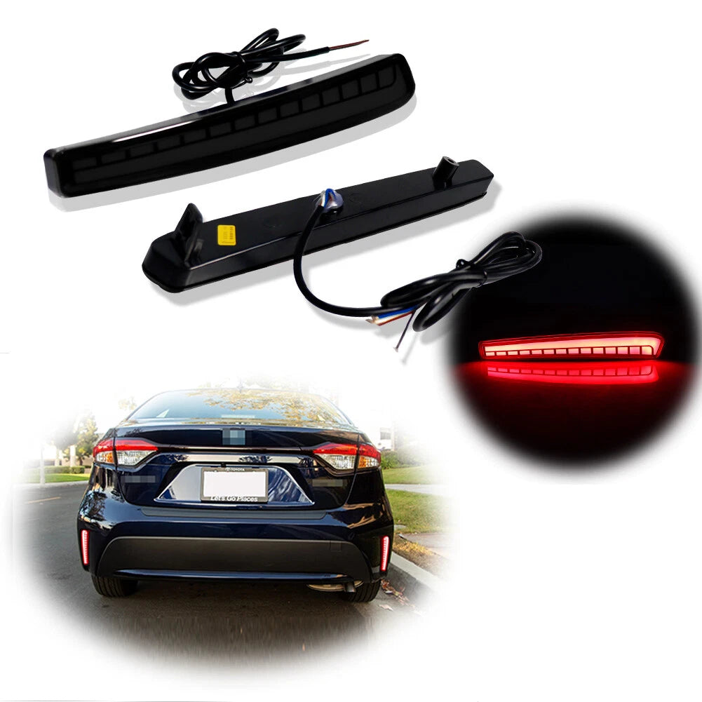 2X Sequential LED Brake Tail Lights for Toyota Corolla (2020–2021)