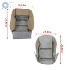 Set of 2 Tan Bottom Back Seat Covers for Toyota Land Cruiser (1990–1997)