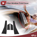 Door Pillar Window Trim for Toyota Wish (2003–2009) Black Left Right