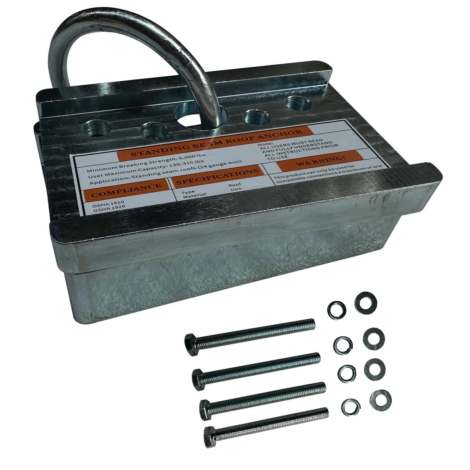 2-Way Standing Seam Roof Anchor Clamp for (5000lbs)