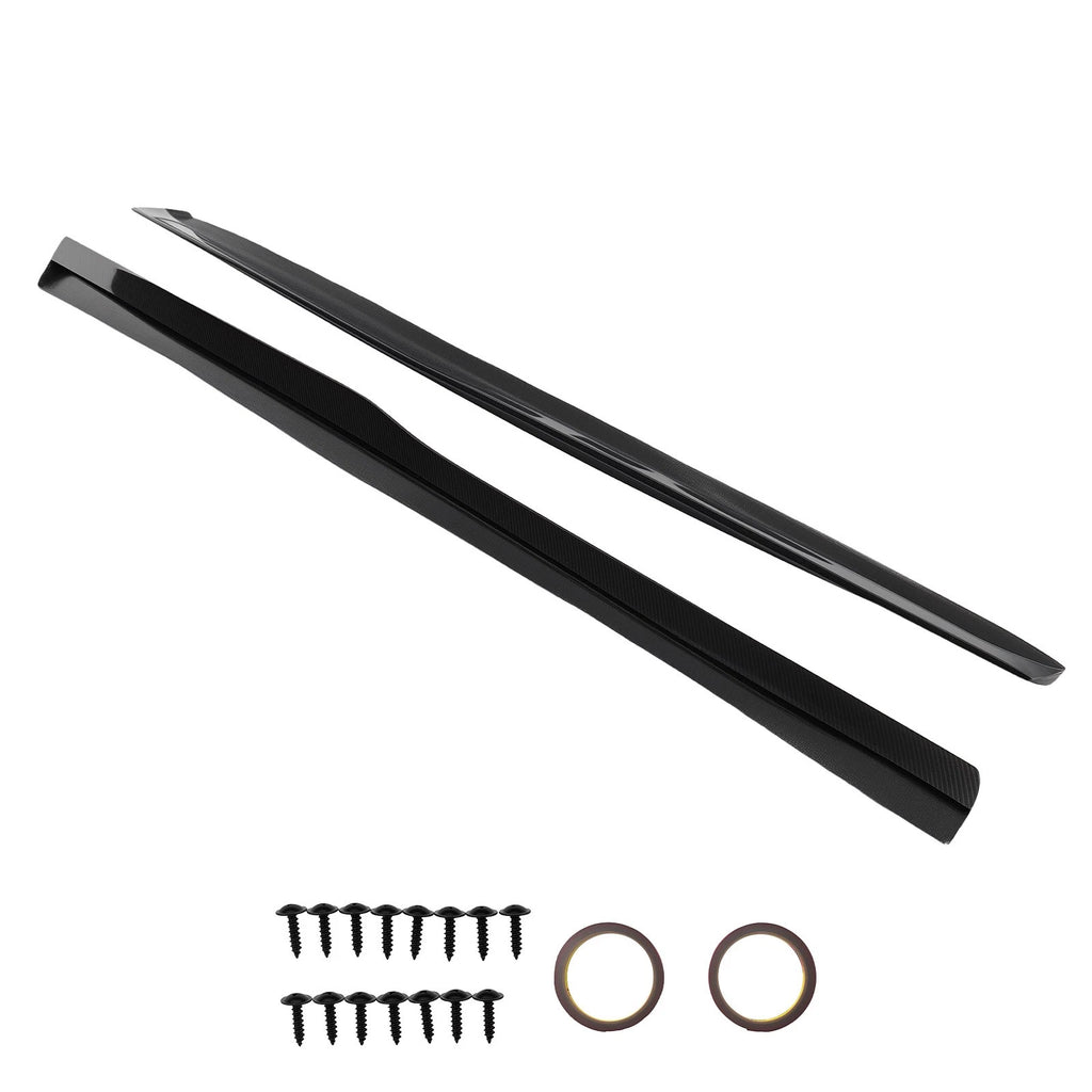 Carbon Fiber Side Skirts Extension for BMW F80 F81 M3 (2015–2018) PSM Style