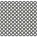 100pcs Oil Drain Plug Gaskets for Mazda, Jaguar, Ford, Land Rover (1997-2023)