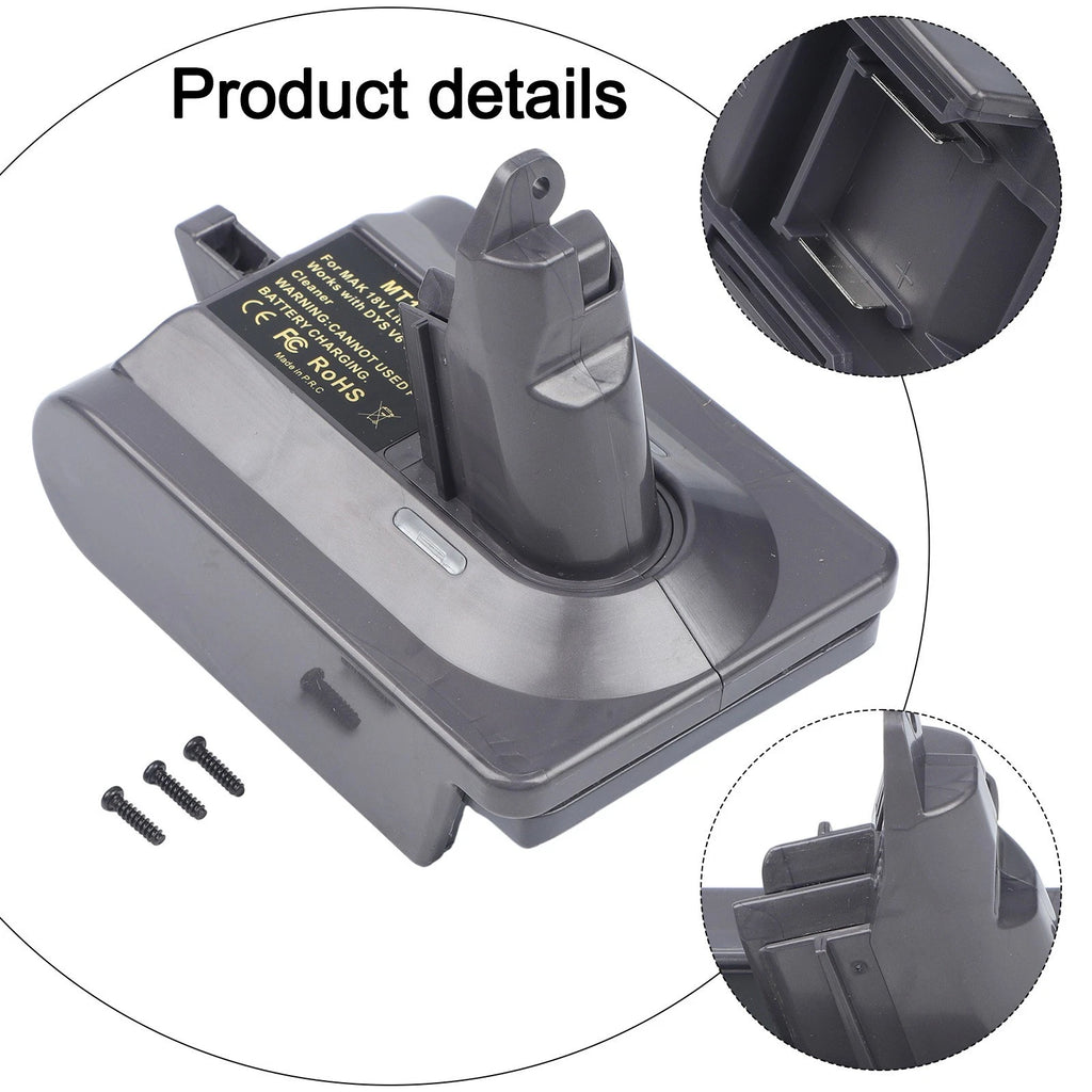 8000mAh Li-ion Battery Converter Replacement for