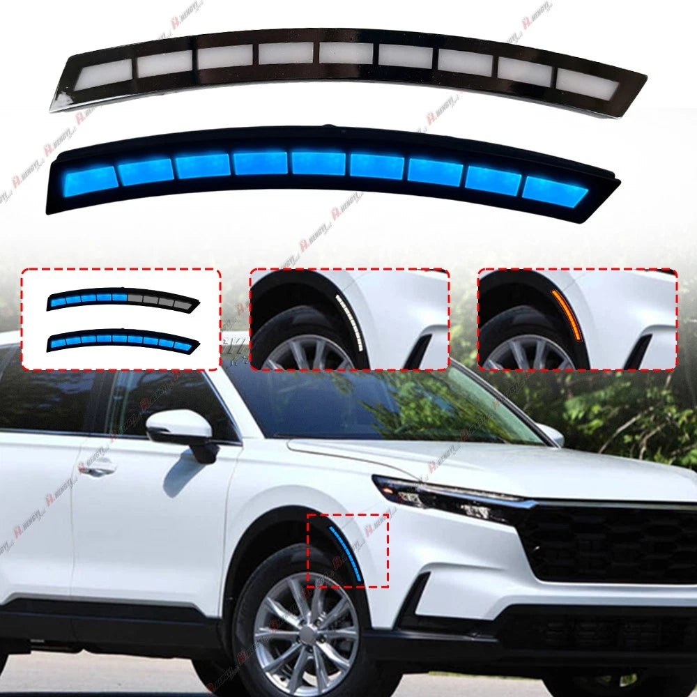 2X Dynamic LED DRL Daytime Running Side Marker Signal Light for Honda CR-V (2023–2023)