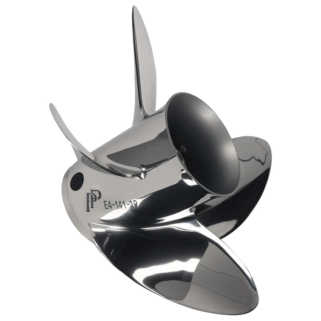 14 1/8x19 Stainless Steel 4 Blade Boat Propeller for Rubex HR4