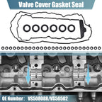 Set of 2 Engine Valve Cover Gaskets for Chevrolet Cadillac CTS (2003–2019)