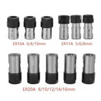 Motor Shaft Collet Chuck ER11 ER16 ER20 for (516mm Rod)