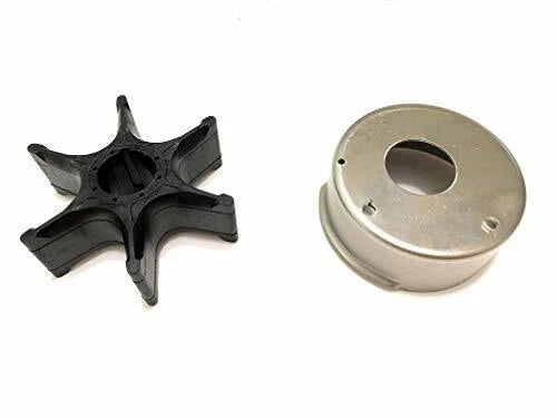 Water Pump Impeller Repair Kit with Housing for Yamaha (61A-W0078-A1-00, 61A-W0078-A2-00)