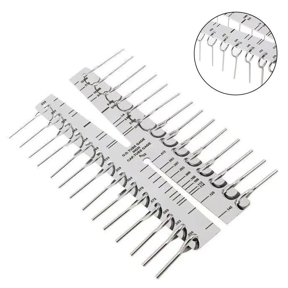 Capillary Tube Gauge Tool for Measuring Inner Outer Diameters