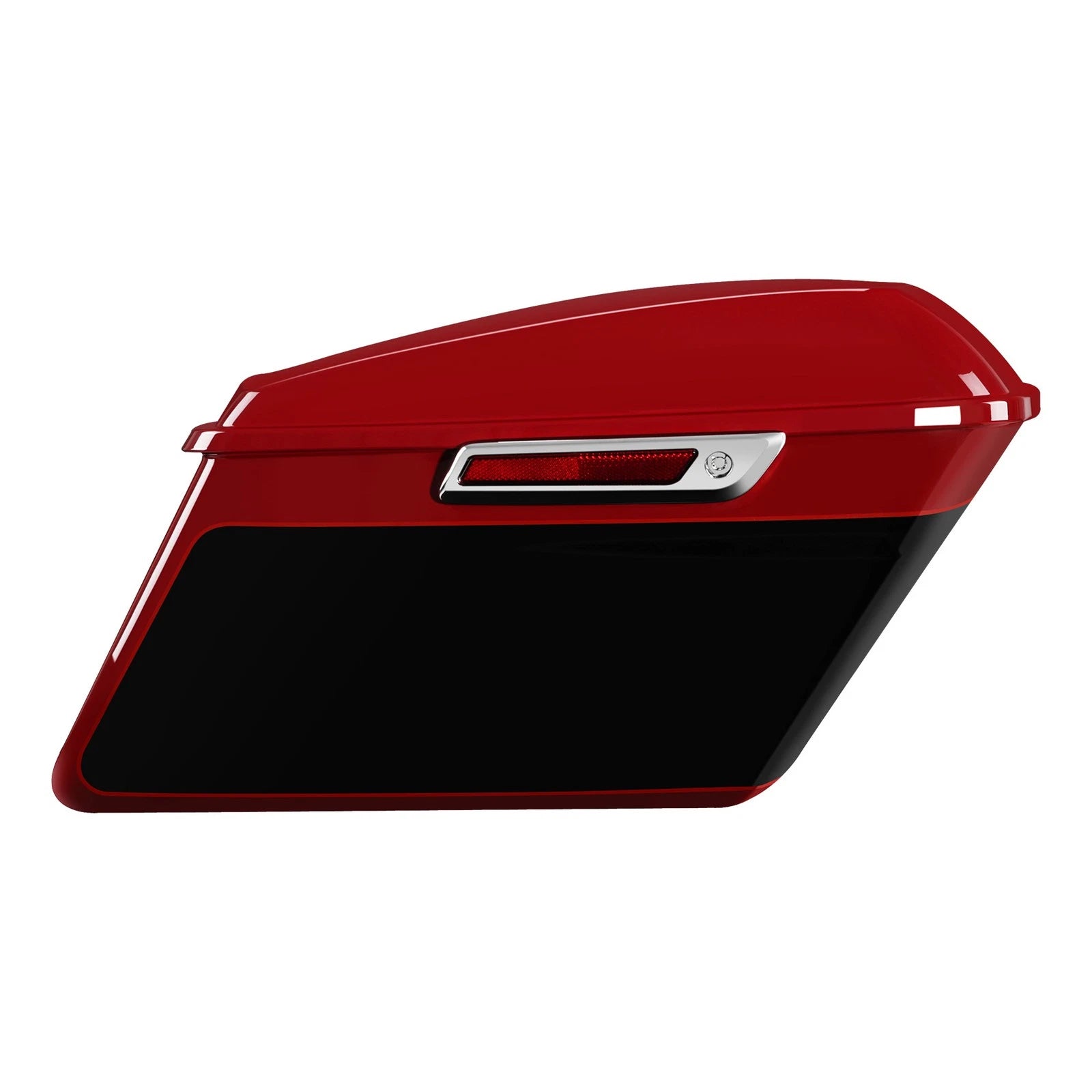 Hard Saddlebags for Harley Road Glide (2014–2023) Billiard Red/Vivid Black