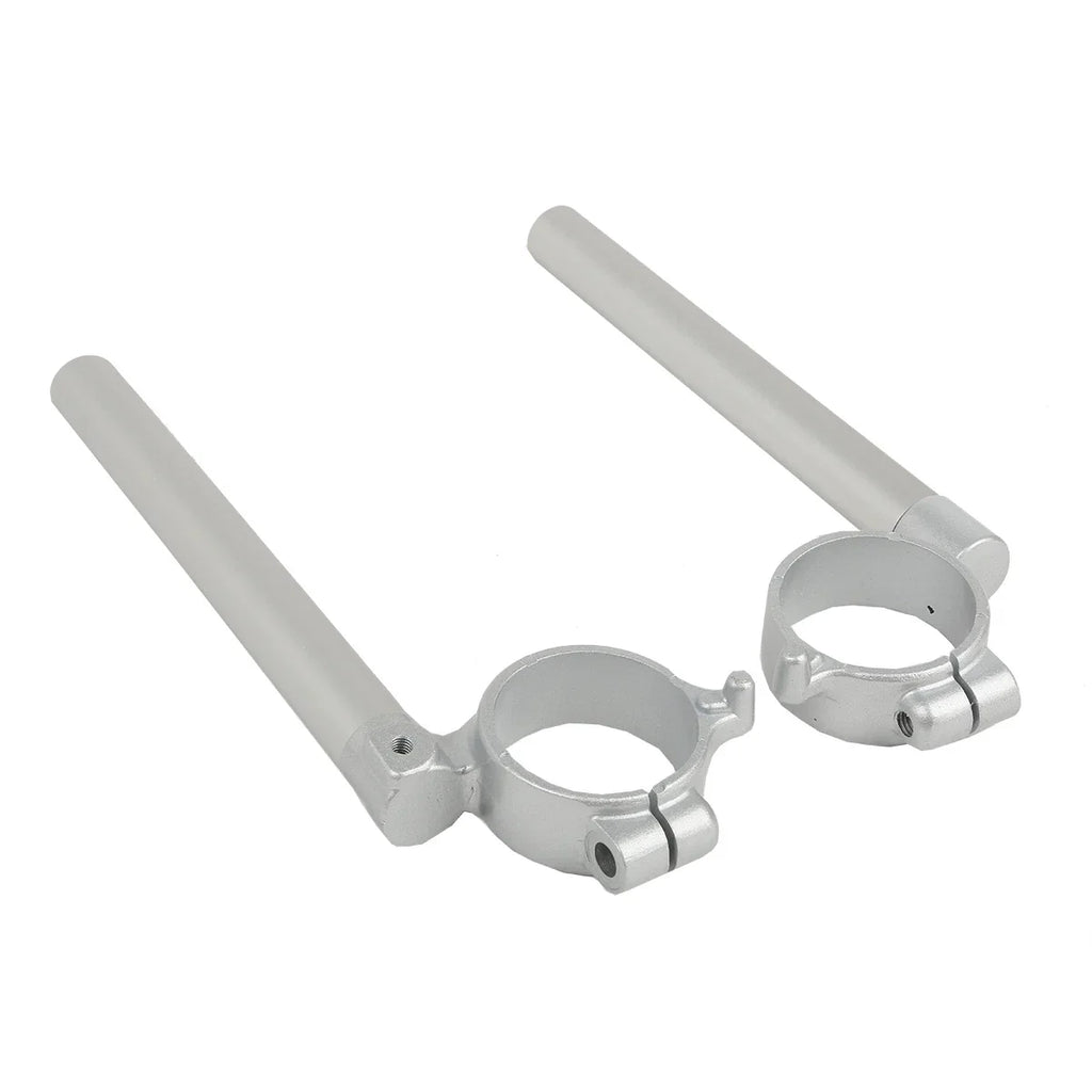 Silver Clip-On Handlebars for Suzuki GSXR600 750 (2006-2010)