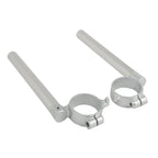 Silver Clip-On Handlebars for Suzuki GSXR600 750 (2006-2010)