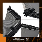 Cross Flow Radiator for BMW 530i 540i 740i G30 G12 (2017–2018)