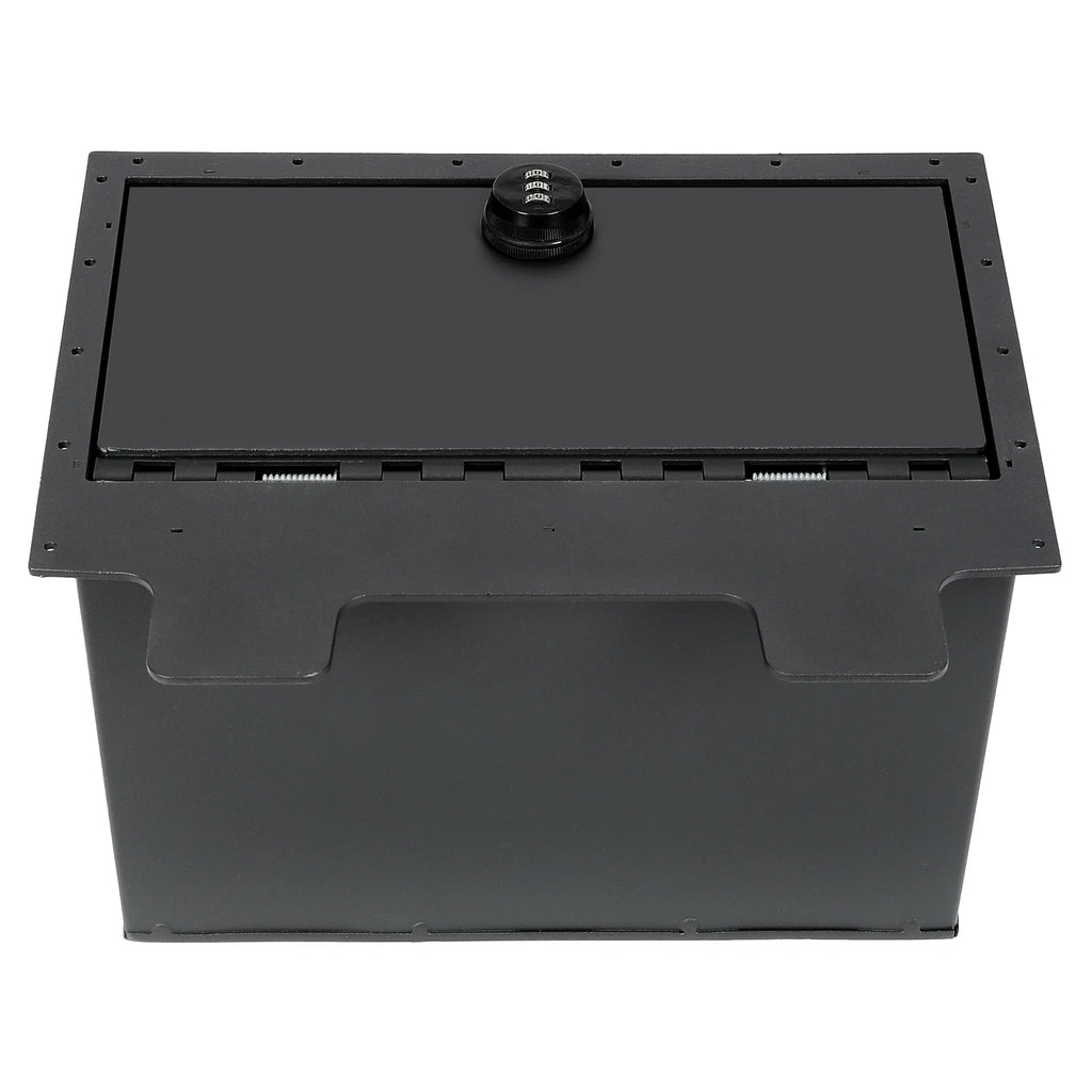 Center Console Storage Safe Box with Lock for Chevy Silverado GMC Sierra 1500 (2019–2023)