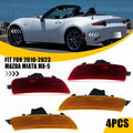 Set of 4 Lens Front & Rear Side Marker Lights for Mazda MX-5 Miata (2016–2022)