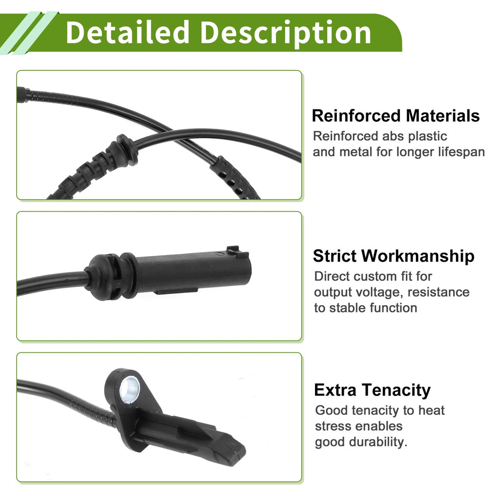 ABS Wheel Speed Sensor No. 34526850765 for Mini Cooper Countryman (2010–2016)