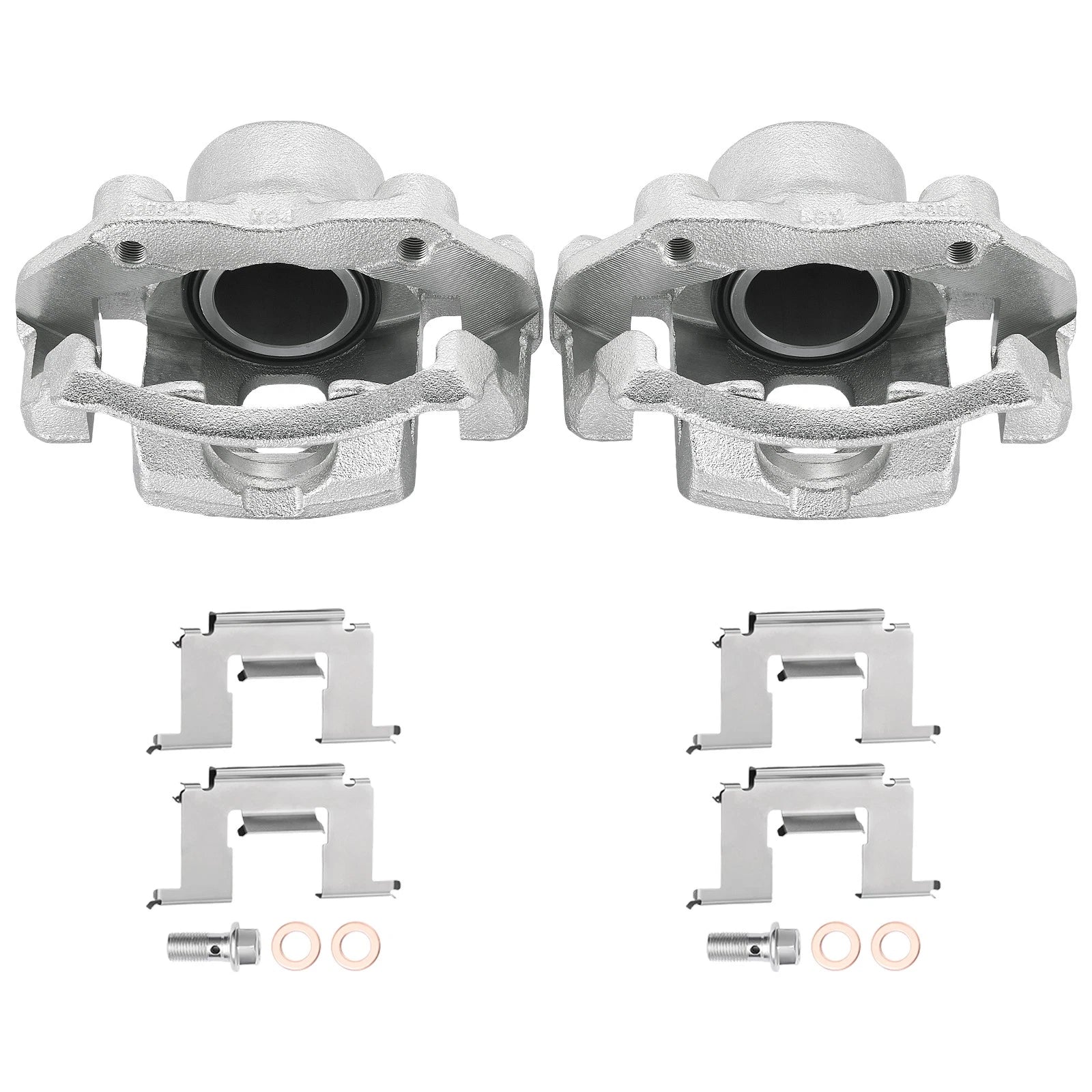 2X Front Brake Calipers with Bracket for Nissan Pickup (1.8L, Multi 2.0L)