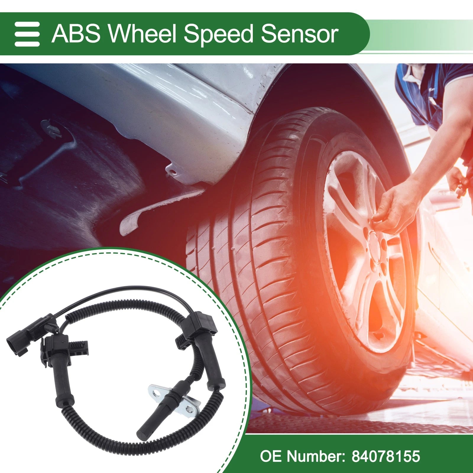 ABS Wheel Speed Sensor No. 84078155 for Chevrolet Silverado (2007–2013)