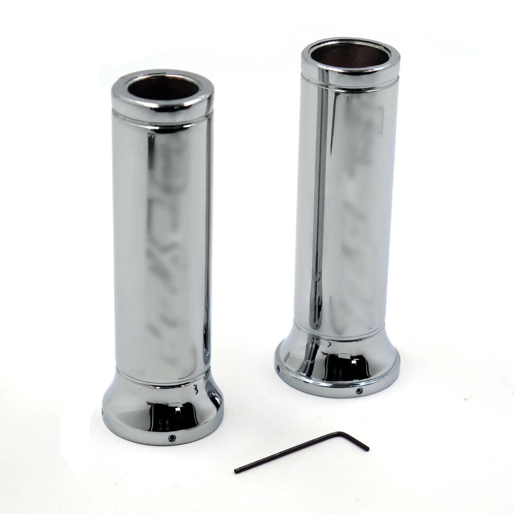 Chrome Billet Aluminum Hand Grips 22mm 7/8" for Yamaha YZF-R1 (2000–2023)