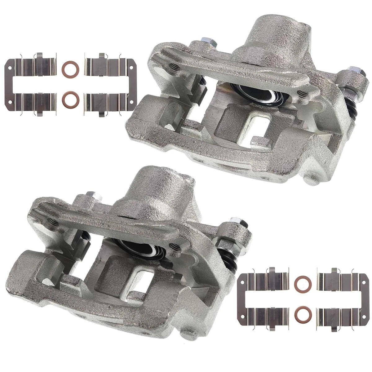 Set of 4 Brake Calipers with Bracket for Kia Sportage (2017–2022)