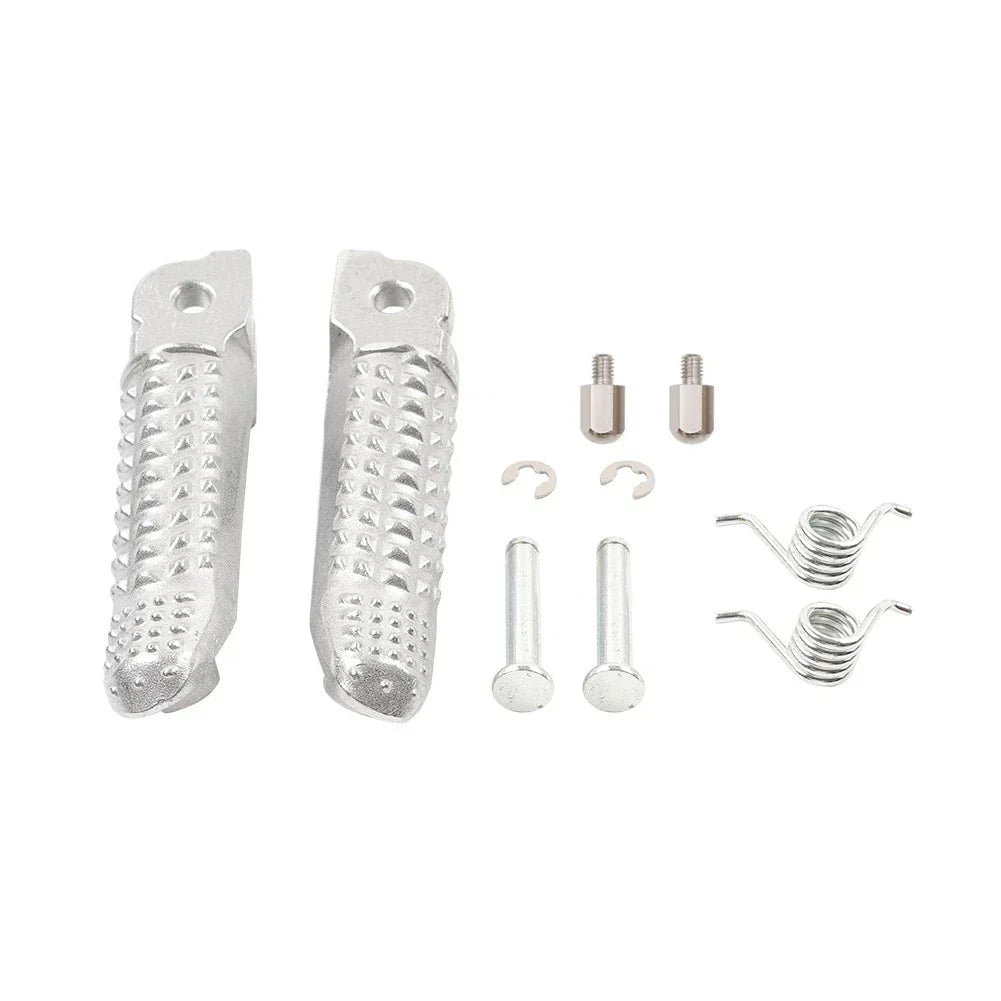 Silver Front Driver Foot Pegs for BMW R nineT (2020-2024)