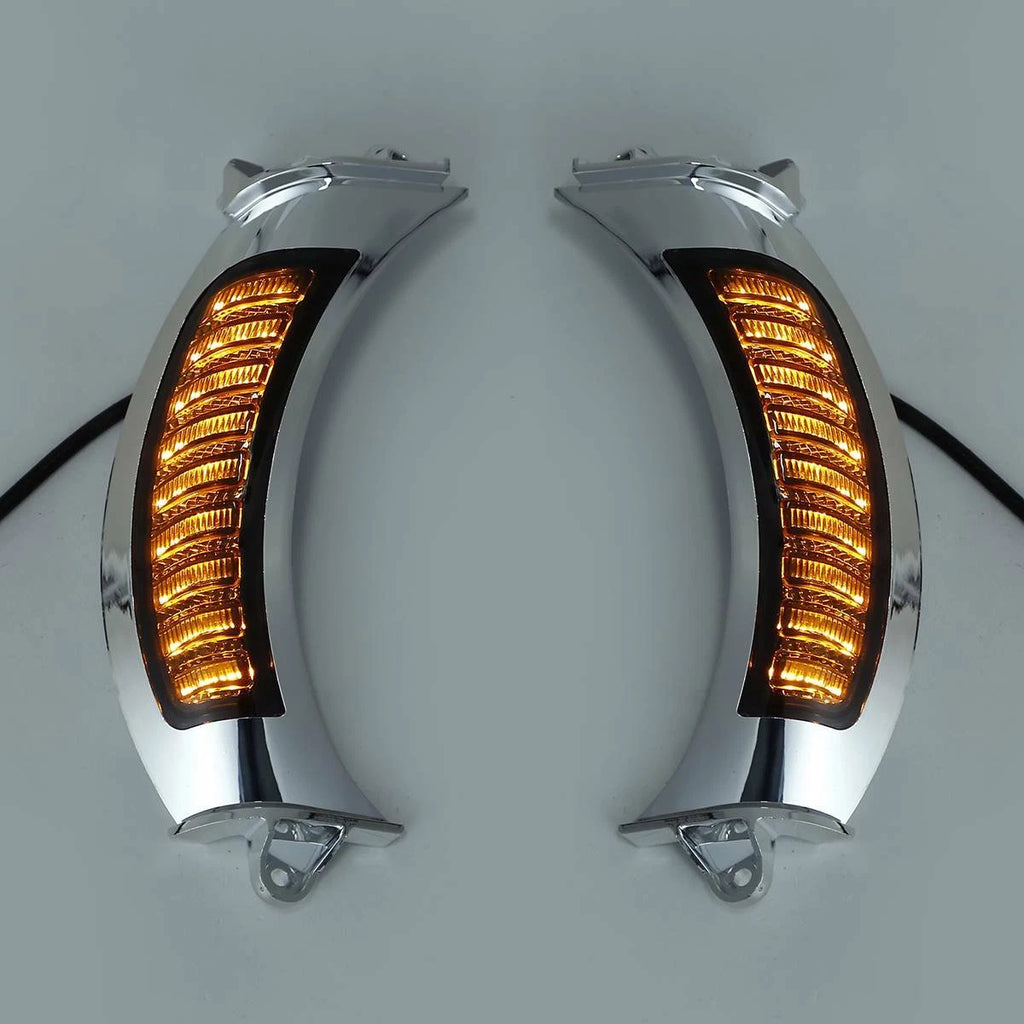 LED Turn Signal Light Headlight Fairing Vent for Harley Road Glide (2015–2024)
