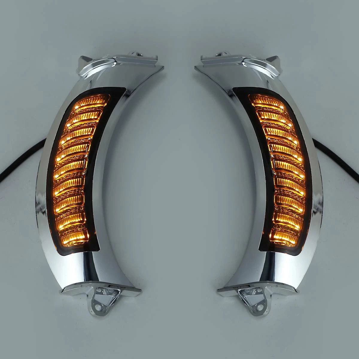 LED Turn Signal Light Headlight Fairing Vent for Harley Road Glide (2015–2024)