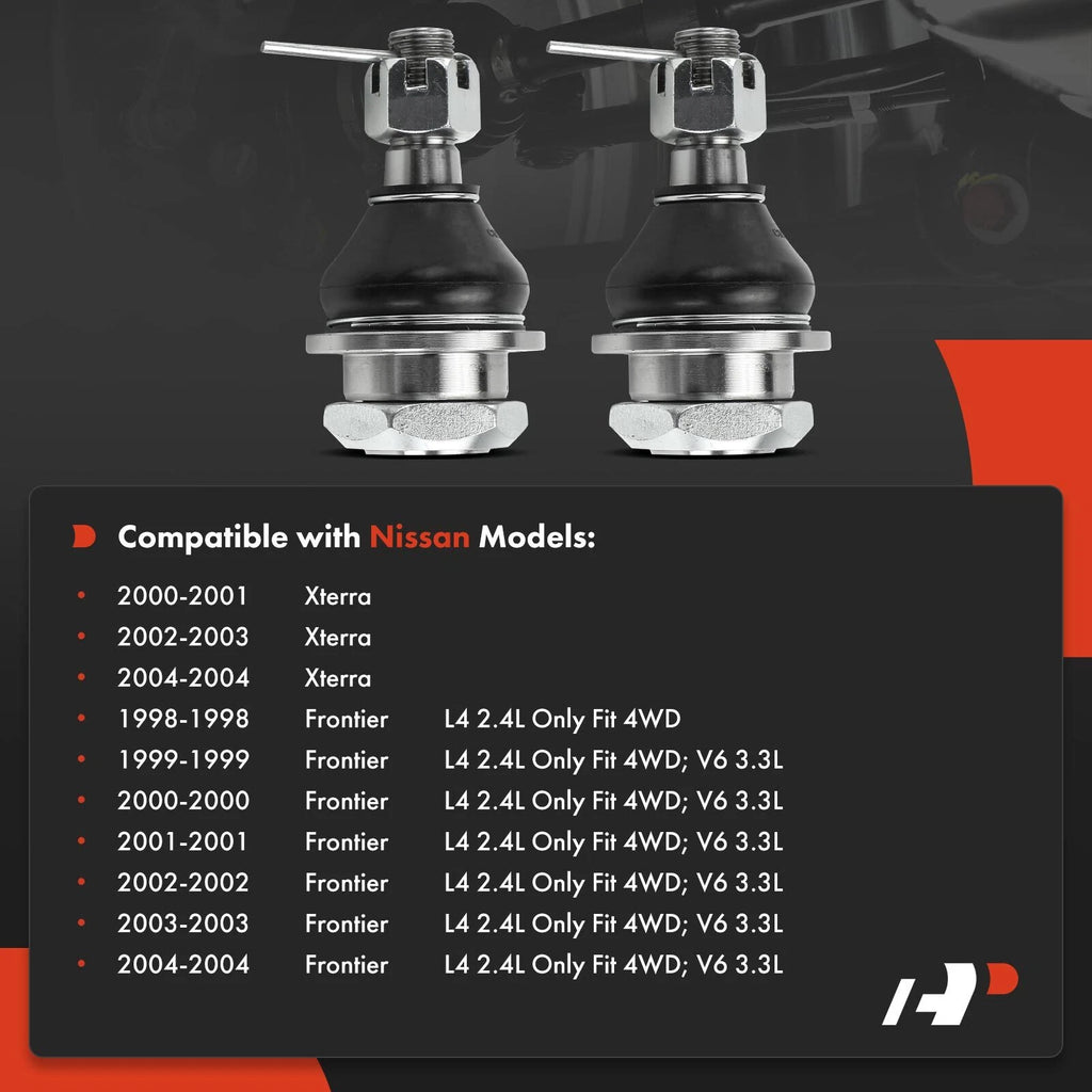 2X Front Lower Ball Joint for Nissan Xterra Frontier (1998-2004)