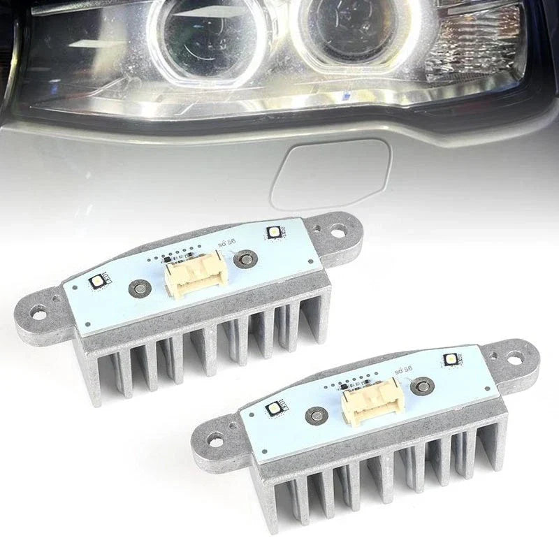 4X LED Headlight DRL Angel Eye Module Ballast for BMW X3 (2009–2018)